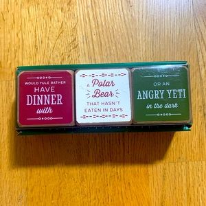 Demdaco Would Yule Rather Dice Set Christmas Tabletop Game Entertainment